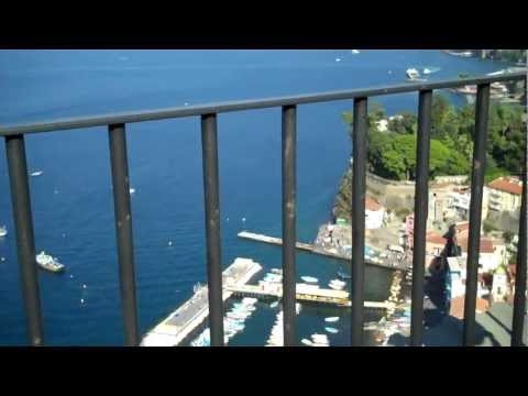 Our view from the Hotel Bristol in Sorrento, Italy