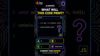 The NaN Trap: JavaScript Set Puzzle! 🧠 #javascript #coding #frontendcourse #js