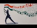 Independence Day Drawing / 15 August Drawing / Independence Day Poster Drawing / Flag Drawing Easy