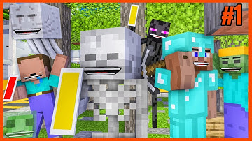 [ Lớp Học Quái Vật ] THỬ THÁCH SINH TỒN PRO VÀ NOOB (P2-TẬP1)  | Minecraft Animation