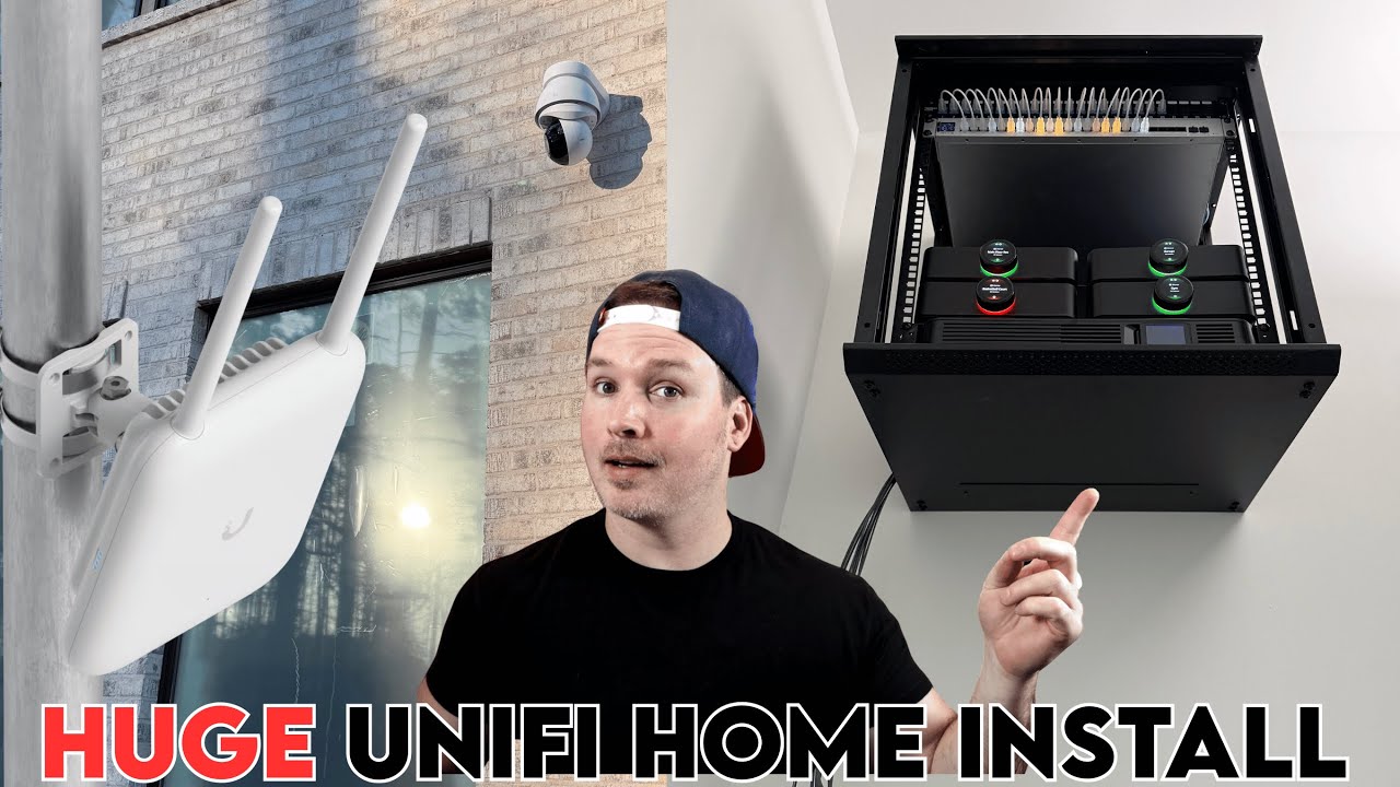 UniFi Home Install : 26 Speakers, 25 Cameras, 10 APs