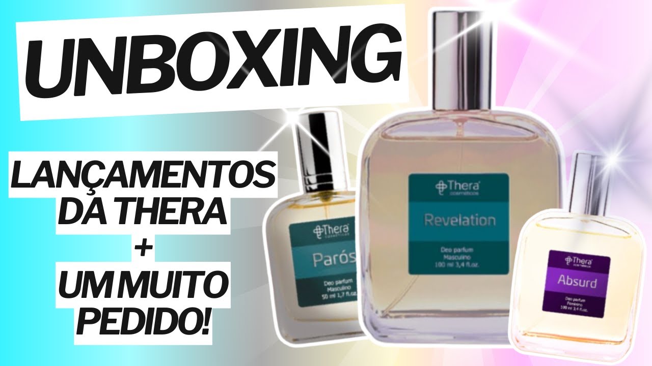 Unboxing - Revelation, Páros e Absurd, lançamentos da Thera - E tem 50% OFF! #perfume #perfumorista