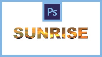 Sunrise Text Effect in Photoshop - Tutorial