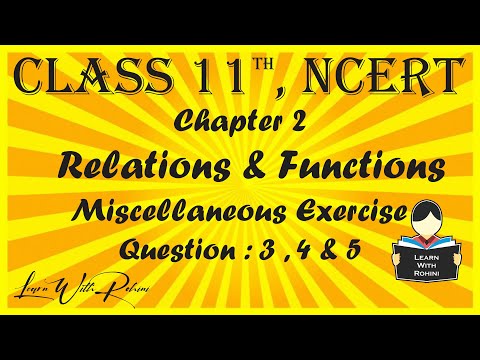 Relations & Functions|