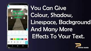 Poster Maker Text Effect Tutorial | Poster Maker, Flyer Designer, Ads Page Designer screenshot 5