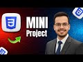 Mini - Project using HTML &amp; CSS In Hindi | @AjayEducationCoding  | #coding #trending 