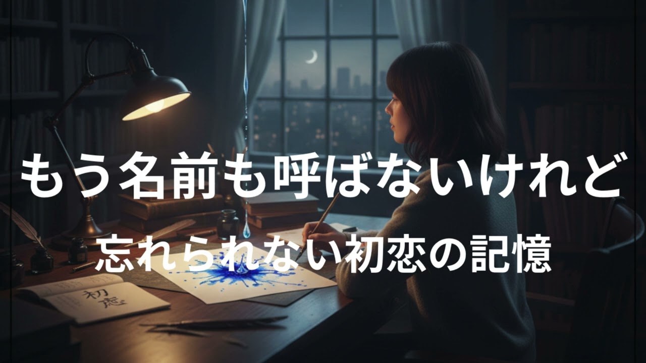 【失恋ソング】「もう名前も呼ばないけれど。」｜忘れられない初恋の記憶を、一通の手紙に。スタッフY（ふみペン工房）