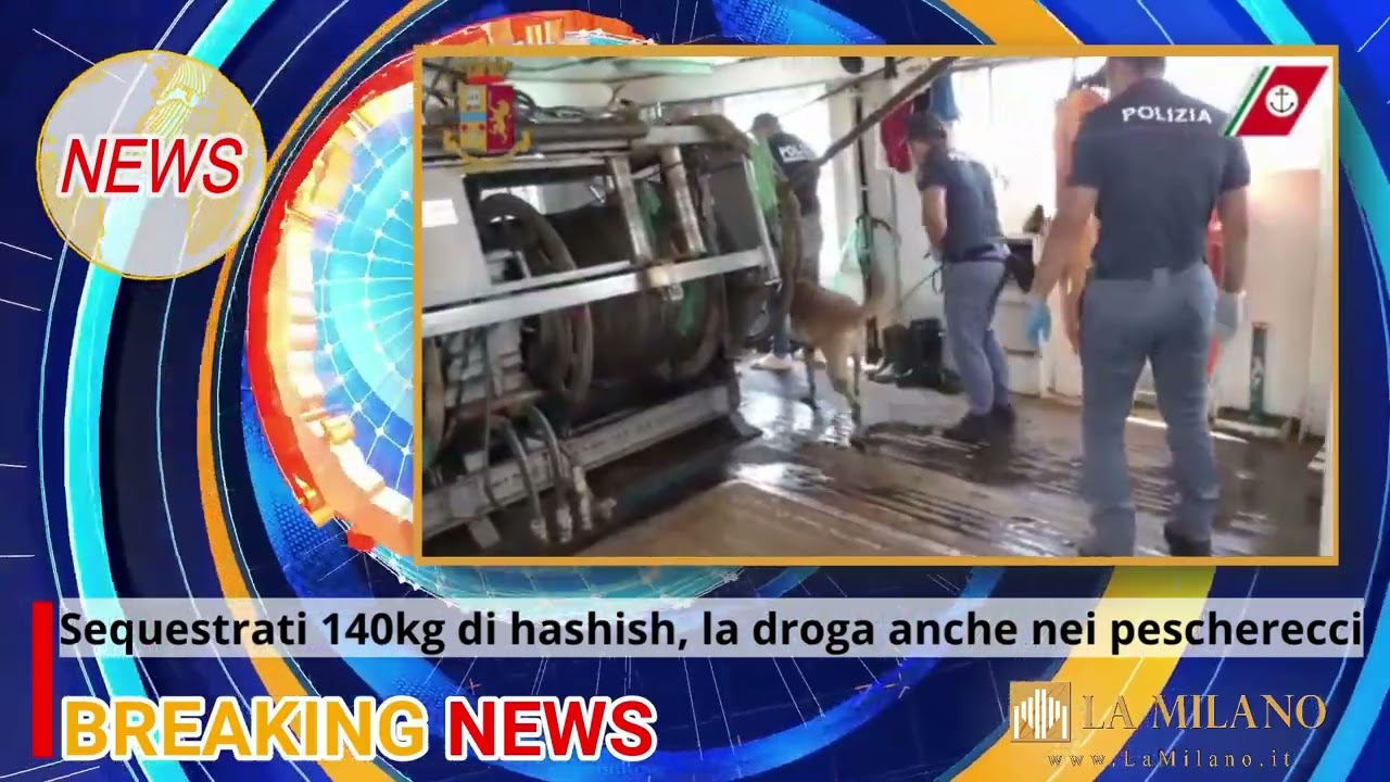 Sequestrati 140kg di hashish a Porto Empedocle, la droga anche nei pescherecci