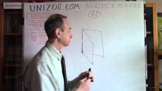 Unizor - Geometry3D - Elements - Angles and Planes