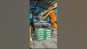 Fully Automatic Fertilizer Bag Palletizer For Sale