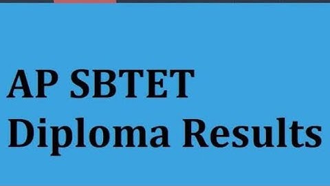 Ap sbtet c16 and c20 results latest update | exam results must watch
