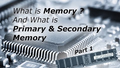 What is Memory || Primary Memory || In Urdu Part 1