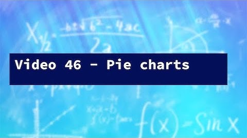 Pie Charts | GCSE and IGCSE Maths Video Tutorial