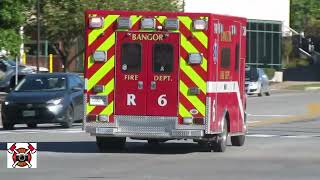 Bangor ME FD RES 6 Response Code 3 