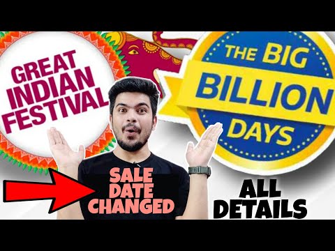 The big billion day sale Flipkart & Great Indian festival sale Amazon all details & discount offers