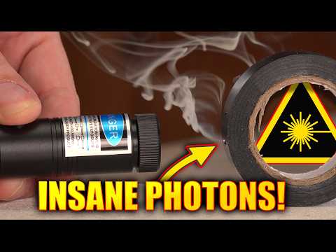 Insane Infrared LASERs! | Banned eBay seller's laser breaks my record | How many photons a second?