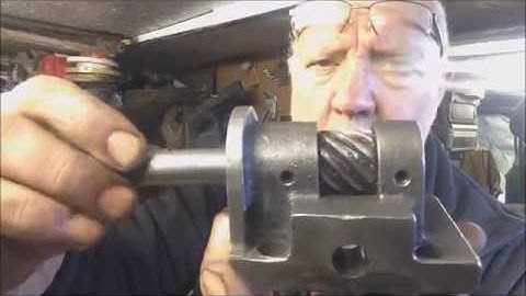 INDEX MODEL 40H MILL  QUILL REMOVAL  SUCCESS