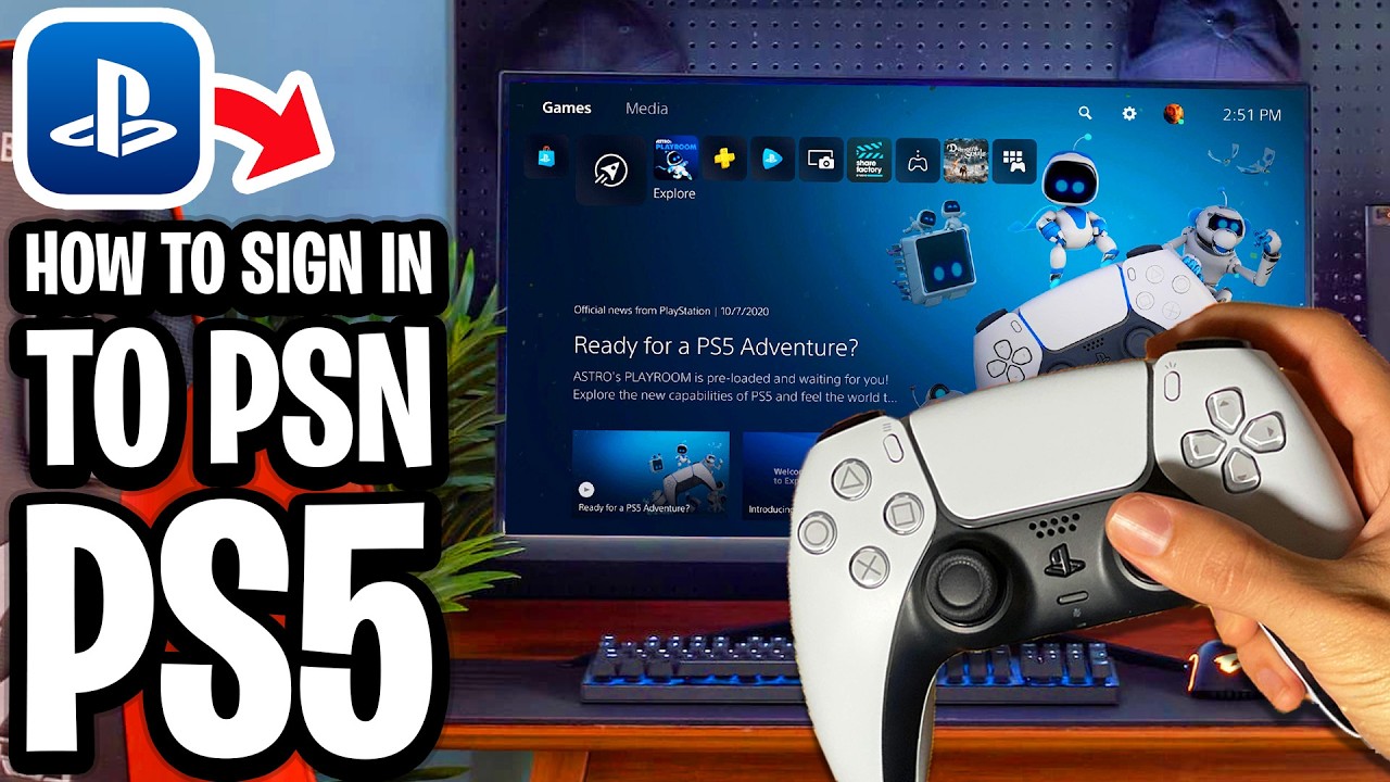 Ps5 Sign In How To Sign Into Playstation Network On PS5 - Full Guide - YouTube