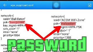 how to find saved wifi  passwords using ES fileExplorer | Android wifi hack screenshot 1