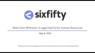 Legal complexities of fully remote workforces