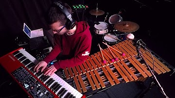 Live Looping with Boss RC-505, Nord, Vibraphone, Novation Bass Station II, and Drums!