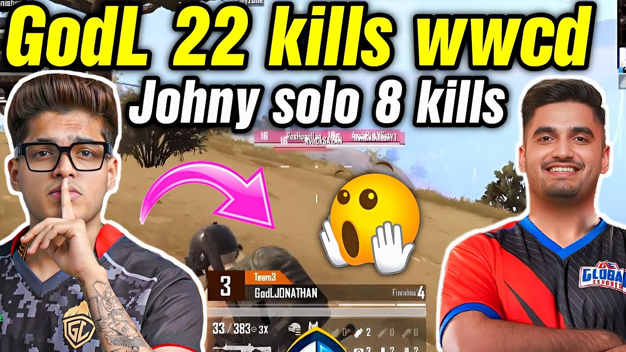 Jonathan solo 8 kills 🔥 Godlike 22 kills chicken dinner in one match 🥵 ...