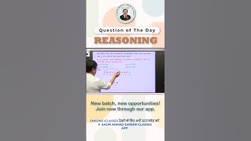 Reasoning Question Solve For SSC & Railway | By Sagir Ahmad Sir | Sagir Ahmad Career Classes