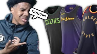 These New Jerseys Are Trash!!! | Reacting To 2024-2025 Nba City Jerseys