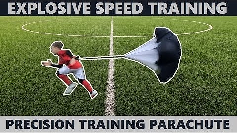 Sprint Training with Resistance Parachute | Parachute Running | Precision Training Parachute Review