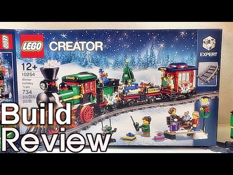 레고 홀리데이 기차 크리에이터 10254 조립 과정 리뷰 LEGO Creator Expert Holiday Train Build Review