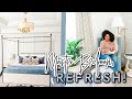 BEDROOM MAKEOVER REFRESH! 2021 | New Canopy Bed & New Paint! | MASTER BEDROOM DECORATING IDEAS