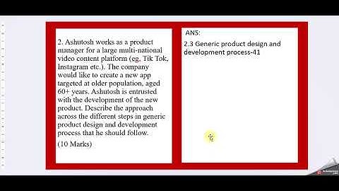 NMIMS -June 2023 Assignment-New product development : SEM4
