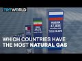 Top countries with proven natural gas reserves