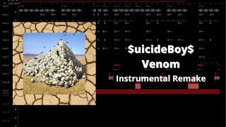 $uicideBoy$ - Venom FL Studio Instrumental Remake (reprod. by iBlazeManz)
