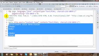 Building Flower Shop Website Template with JSP Tag File