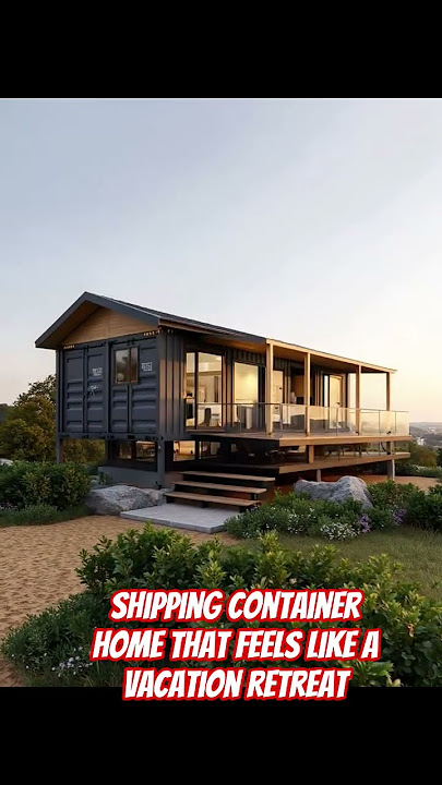 Shipping Container Home That Feels Like a Vacation Retreat
