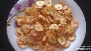 banana chips| Chatpata banana chips | Banana wafers | spicy banana wafers | raw banana chips