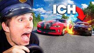 VERBRECHER wird mit 130 km/h in die Leitplanke gecrasht! ...