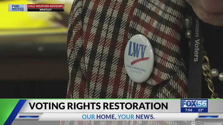 Kentucky League of Women Voters want nonviolent felons to have voting rights