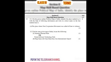 class 10 || term2 ||sample paper|| social science||by cbse 2021-22