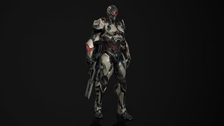 Sci-Fi Cyborg 14 UE presentation