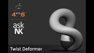 Zbrush 4R8 - Twist Deformer