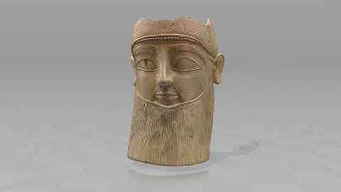 Salamis Terracotta Head 3D view