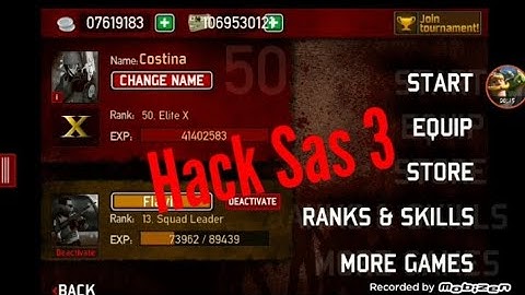 Sas 3 single player/hack