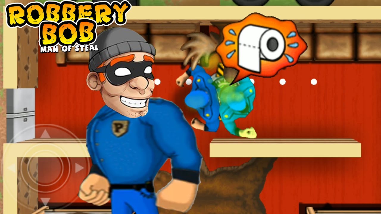 Robbery Bob 1 - Use Blue Guard Suit Reverse Run- Part 13
