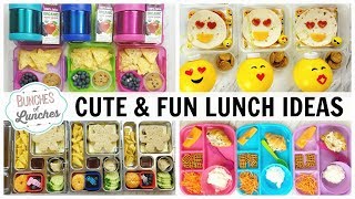 CUTE and FUN LUNCHBOX Ideas | JK, K, 1st grade, 2nd Grade | Bunches Of Lunches + What They Ate