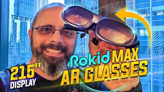 ROKID MAX AR Glasses Review 120Hz display at 215' for your devices