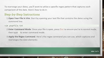 Mastering Regex in Vim: Rearranging Dates with Ease