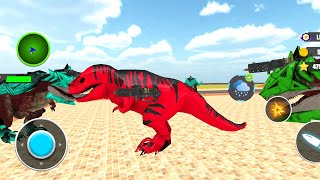 Dino Robot Transformation multi Robot New Mega Fight in City Game - Android Gameplay 35 screenshot 1