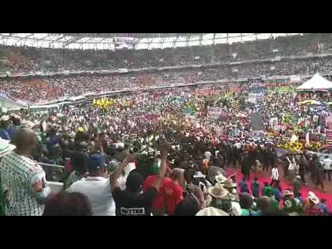 Akwa Ibom goes Agog for Atiku PDP Presidential Rally [Watch Video of Massive Crowd]